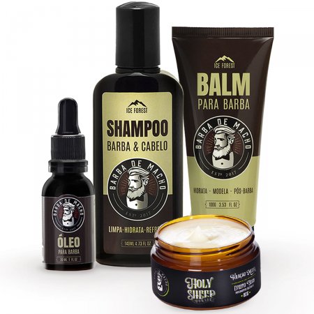 kit de cuidado de cabello y barba